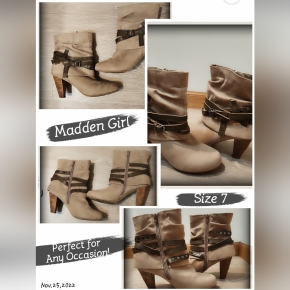Madden Girl Woman's Boots Size 7 New - Picture 1 of 7
